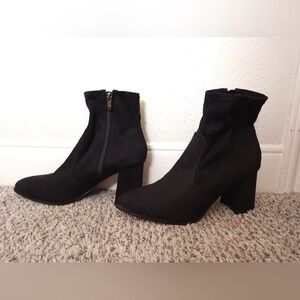 Marc Fisher Black Ankle Boots
